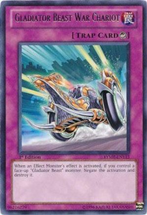 Gladiator Beast War Chariot (RYMP-EN113) - Ra Yellow Mega Pack Unlimited Ra Yellow Mega Pack Yugioh Single Squirtle Squad Card Shop.