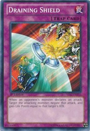 Draining Shield (YS12-EN035) - Starter Deck: Xyz Symphony 1st Edition Starter Deck: Xyz Symphony Yugioh Single Squirtle Squad Card Shop.