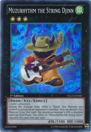 Muzurhythm the String Djinn (YS12-EN040) - Starter Deck: Xyz Symphony 1st Edition Starter Deck: Xyz Symphony Yugioh Single Squirtle Squad Card Shop.