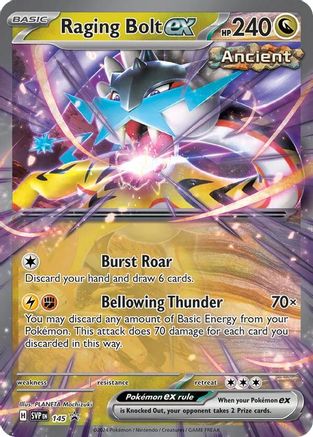 Pokémon TCG – Raging Bolt ex SVP 145 – Scarlet & Violet Promo