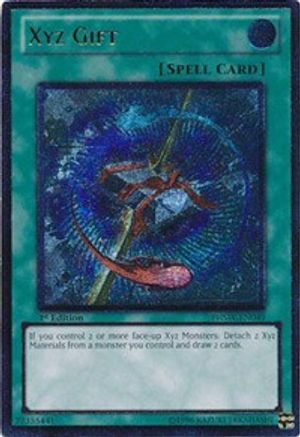 Xyz Gift (UTR) (PHSW-EN049) - Photon Shockwave Unlimited Photon Shockwave Yugioh Single Squirtle Squad Card Shop.