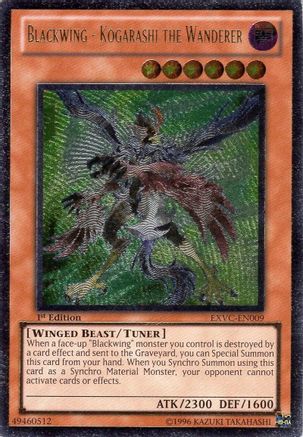 Blackwing - Kogarashi the Wanderer (UTR) (EXVC-EN009) - Extreme Victory Unlimited Extreme Victory Yugioh Single Squirtle Squad Card Shop.