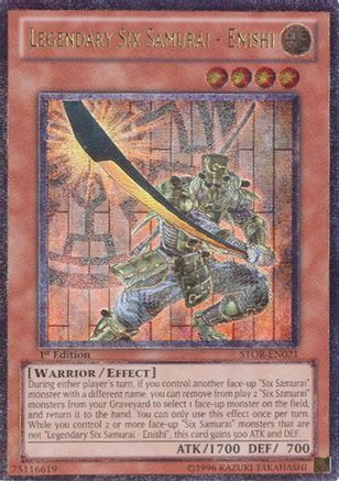 Legendary Six Samurai - Enishi (UTR) (STOR-EN021) - Storm of Ragnarok 1st Edition Storm of Ragnarok Yugioh Single Squirtle Squad Card Shop.