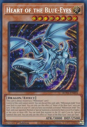 Heart of the Blue-Eyes (ROTA-EN004) - Rage of the Abyss 1st Edition Rage of the Abyss Yugioh Single Squirtle Squad Card Shop.