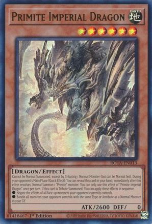 Primite Imperial Dragon (ROTA-EN013) - Rage of the Abyss 1st Edition Rage of the Abyss Yugioh Single Squirtle Squad Card Shop.