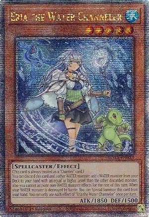 Eria the Water Channeler (Quarter Century Secret Rare) (ROTA-EN023) - Rage of the Abyss 1st Edition Rage of the Abyss Yugioh Single Squirtle Squad Card Shop.