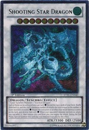 Shooting Star Dragon (UTR) (STBL-EN040) - Starstrike Blast 1st Edition Starstrike Blast Yugioh Single Squirtle Squad Card Shop.