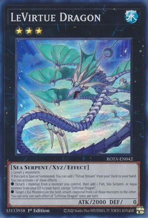 LeVirtue Dragon (ROTA-EN042) - Rage of the Abyss 1st Edition Rage of the Abyss Yugioh Single Squirtle Squad Card Shop.