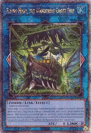 Flying Mary, the Wandering Ghost Ship (Quarter Century Secret Rare) (ROTA-EN047) - Rage of the Abyss 1st Edition Rage of the Abyss Yugioh Single Squirtle Squad Card Shop.