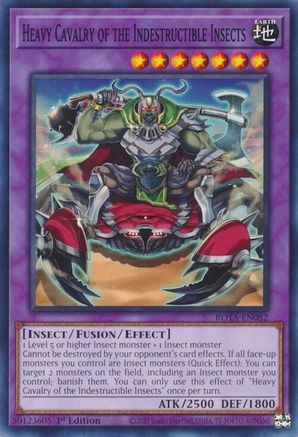 Heavy Cavalry of the Indestructible Insects (ROTA-EN082) - Rage of the Abyss 1st Edition Rage of the Abyss Yugioh Single Squirtle Squad Card Shop.