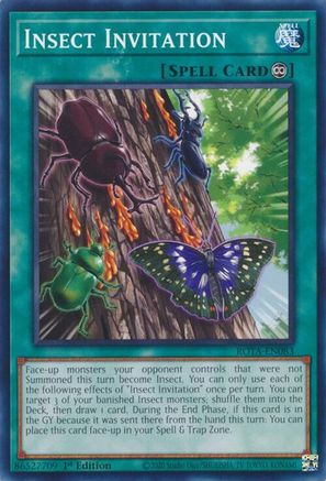 Insect Invitation (ROTA-EN083) - Rage of the Abyss 1st Edition Rage of the Abyss Yugioh Single Squirtle Squad Card Shop.