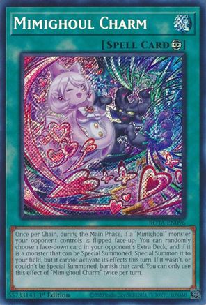 Mimighoul Charm (ROTA-EN096) - Rage of the Abyss 1st Edition Rage of the Abyss Yugioh Single Squirtle Squad Card Shop.