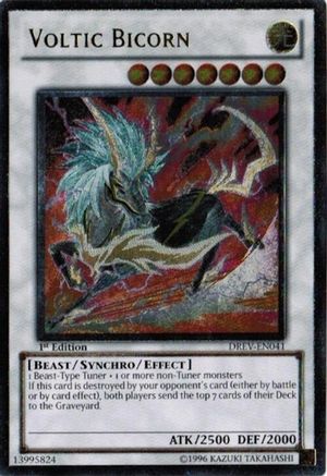 Voltic Bicorn (UTR) (DREV-EN041) - Duelist Revolution Unlimited Duelist Revolution Yugioh Single Squirtle Squad Card Shop.