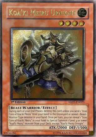 Koa'ki Meiru Urnight (UTR) (ABPF-EN025) - Absolute Powerforce Unlimited Absolute Powerforce Yugioh Single Squirtle Squad Card Shop.