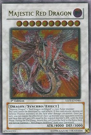 Majestic Red Dragon (UTR) (ABPF-EN040) - Absolute Powerforce 1st Edition Absolute Powerforce Yugioh Single Squirtle Squad Card Shop.