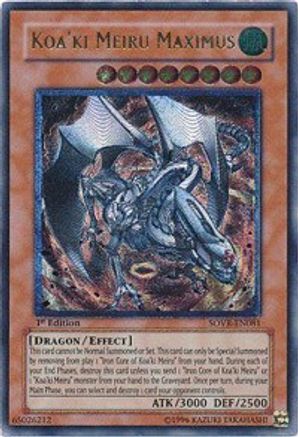 Koa'ki Meiru Maximus (UTR) (SOVR-EN081) - Stardust Overdrive Unlimited Stardust Overdrive Yugioh Single Squirtle Squad Card Shop.