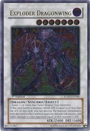 Exploder Dragonwing (UTR) (RGBT-EN040) - Raging Battle 1st Edition Raging Battle Yugioh Single Squirtle Squad Card Shop.