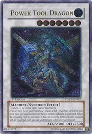 Power Tool Dragon (UTR) (RGBT-EN042) - Raging Battle 1st Edition Raging Battle Yugioh Single Squirtle Squad Card Shop.