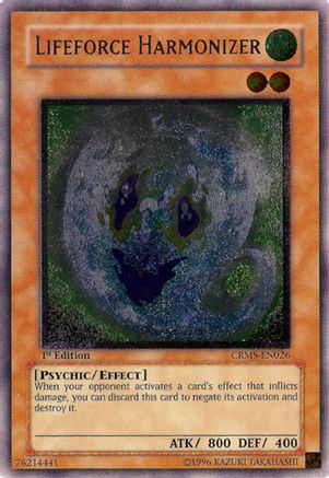 Lifeforce Harmonizer (UTR) (CRMS-EN026) - Crimson Crisis Unlimited Crimson Crisis Yugioh Single Squirtle Squad Card Shop.