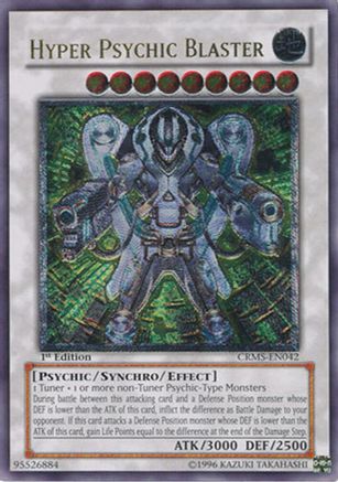 Hyper Psychic Blaster (UTR) (CRMS-EN042) - Crimson Crisis 1st Edition Crimson Crisis Yugioh Single Squirtle Squad Card Shop.
