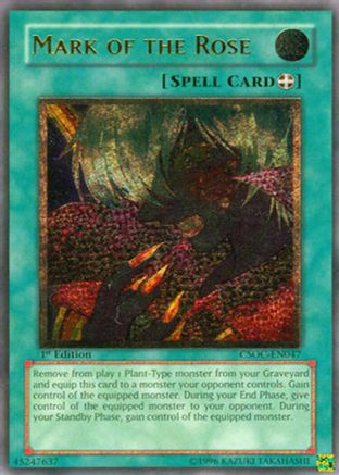 Mark of the Rose (UTR) (CSOC-EN047) - Crossroads of Chaos 1st Edition Crossroads of Chaos Yugioh Single Squirtle Squad Card Shop.
