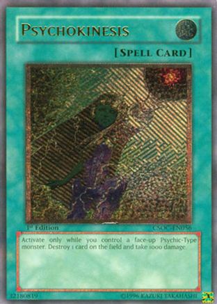 Psychokinesis (UTR) (CSOC-EN056) - Crossroads of Chaos 1st Edition Crossroads of Chaos Yugioh Single Squirtle Squad Card Shop.