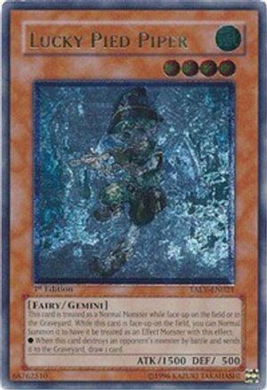 Lucky Pied Piper (UTR) (TAEV-EN021) - Tactical Evolution 1st Edition Tactical Evolution Yugioh Single Squirtle Squad Card Shop.