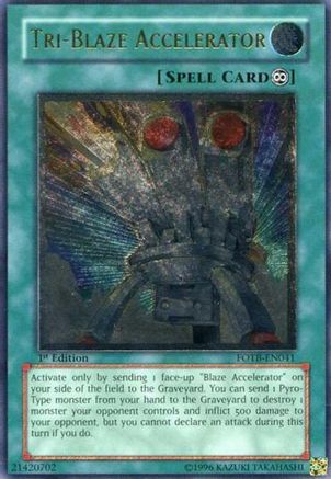 Tri-Blaze Accelerator (UTR) (FOTB-EN041) - Force of the Breaker Unlimited Force of the Breaker Yugioh Single Squirtle Squad Card Shop.