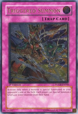 Triggered Summon (UTR) (FOTB-EN046) - Force of the Breaker 1st Edition Force of the Breaker Yugioh Single Squirtle Squad Card Shop.