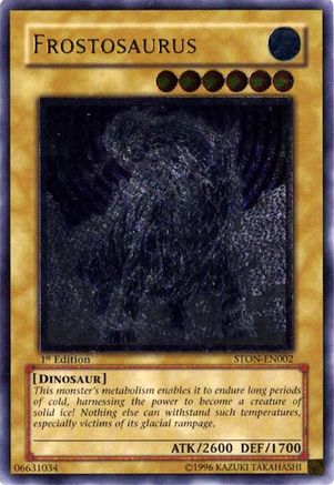 Frostosaurus (UTR) (STON-EN002) - Strike of Neos Unlimited Strike of Neos Yugioh Single Squirtle Squad Card Shop.