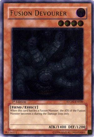 Fusion Devourer (UTR) (STON-EN020) - Strike of Neos Unlimited Strike of Neos Yugioh Single Squirtle Squad Card Shop.