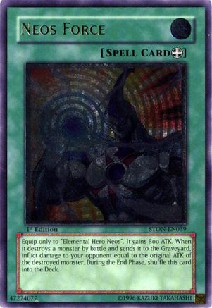 Neos Force (UTR) (STON-EN039) - Strike of Neos 1st Edition Strike of Neos Yugioh Single Squirtle Squad Card Shop.