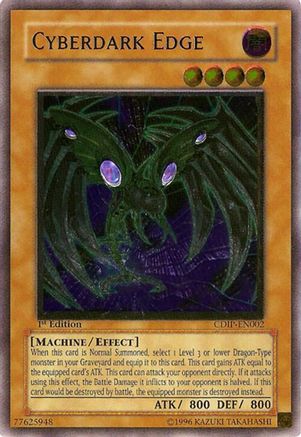 Cyberdark Edge (UTR) (CDIP-EN002) - Cyberdark Impact Unlimited Cyberdark Impact Yugioh Single Squirtle Squad Card Shop.