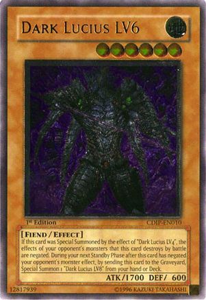 Dark Lucius LV6 (UTR) (CDIP-EN010) - Cyberdark Impact Unlimited Cyberdark Impact Yugioh Single Squirtle Squad Card Shop.