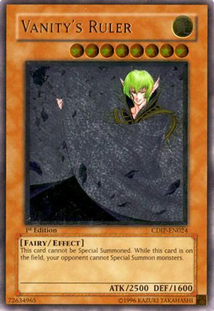 Vanity's Ruler (UTR) (CDIP-EN024) - Cyberdark Impact Unlimited Cyberdark Impact Yugioh Single Squirtle Squad Card Shop.