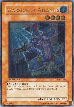 Warrior of Atlantis (UTR) (FOTB-EN016) - Force of the Breaker Unlimited Force of the Breaker Yugioh Single Squirtle Squad Card Shop.