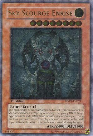 Sky Scourge Enrise (UTR) (FOTB-EN021) - Force of the Breaker 1st Edition Force of the Breaker Yugioh Single Squirtle Squad Card Shop.