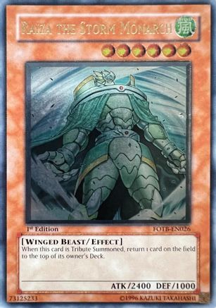 Raiza the Storm Monarch (UTR) (FOTB-EN026) - Force of the Breaker 1st Edition Force of the Breaker Yugioh Single Squirtle Squad Card Shop.