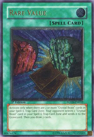 Rare Value (UTR) (FOTB-EN033) - Force of the Breaker 1st Edition Force of the Breaker Yugioh Single Squirtle Squad Card Shop.