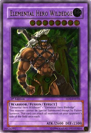 Elemental Hero Wildedge (UTR) (EEN-EN035) - Elemental Energy 1st Edition Elemental Energy Yugioh Single Squirtle Squad Card Shop.