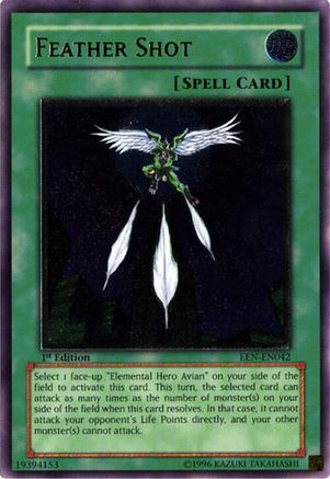Feather Shot (UTR) (EEN-EN042) - Elemental Energy Unlimited Elemental Energy Yugioh Single Squirtle Squad Card Shop.