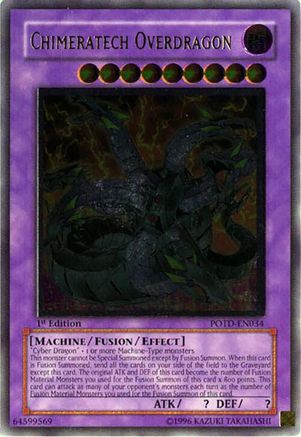 Chimeratech Overdragon (UTR) (POTD-EN034) - Power of the Duelist Unlimited Power of the Duelist Yugioh Single Squirtle Squad Card Shop.