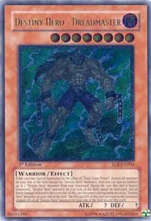 Destiny Hero - Dreadmaster (UTR) (EOJ-EN004) - Enemy of Justice Unlimited Enemy of Justice Yugioh Single Squirtle Squad Card Shop.
