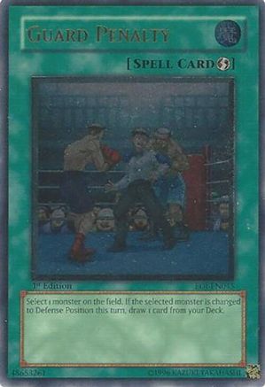 Guard Penalty (UTR) (EOJ-EN045) - Enemy of Justice 1st Edition Enemy of Justice Yugioh Single Squirtle Squad Card Shop.