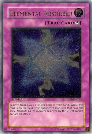 Elemental Absorber (UTR) (EOJ-EN056) - Enemy of Justice 1st Edition Enemy of Justice Yugioh Single Squirtle Squad Card Shop.
