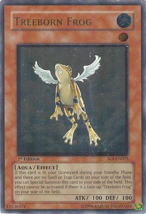Treeborn Frog (UTR) (SOI-EN025) - Shadow of Infinity Unlimited Shadow of Infinity Yugioh Single Squirtle Squad Card Shop.