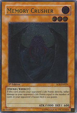 Memory Crusher (UTR) (SOI-EN029) - Shadow of Infinity Unlimited Shadow of Infinity Yugioh Single Squirtle Squad Card Shop.