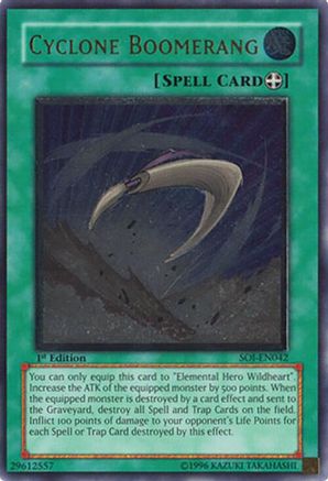Cyclone Boomerang (UTR) (SOI-EN042) - Shadow of Infinity Unlimited Shadow of Infinity Yugioh Single Squirtle Squad Card Shop.