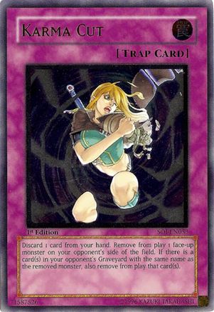 Karma Cut (UTR) (SOI-EN053) - Shadow of Infinity Unlimited Shadow of Infinity Yugioh Single Squirtle Squad Card Shop.