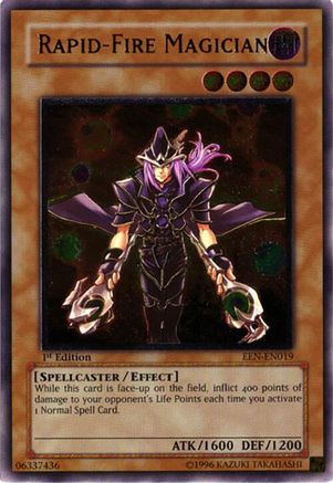 Rapid-Fire Magician (UTR) (EEN-EN019) - Elemental Energy 1st Edition Elemental Energy Yugioh Single Squirtle Squad Card Shop.